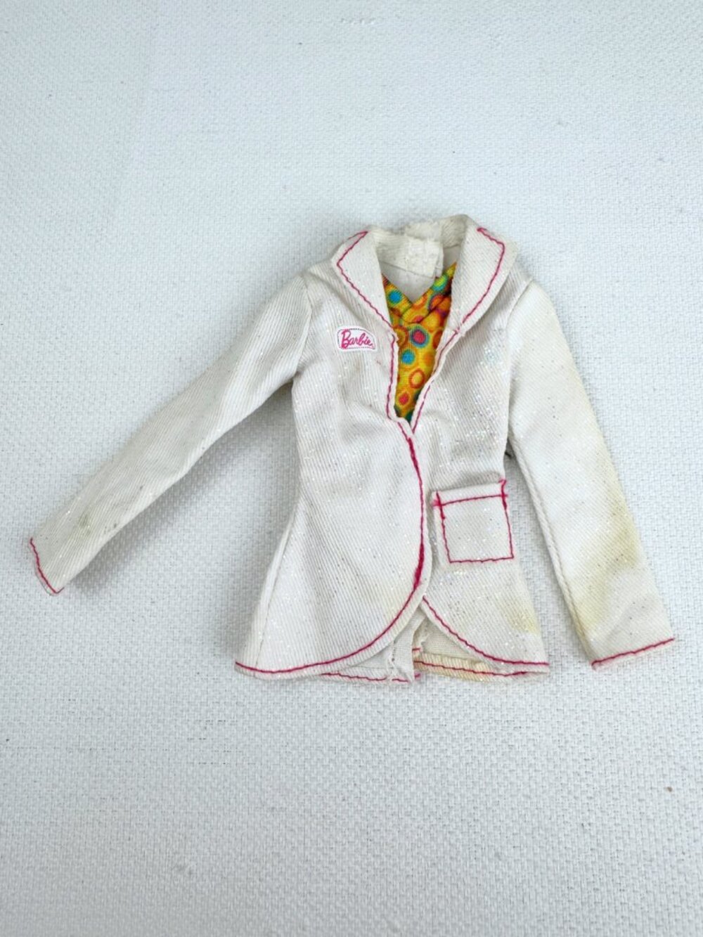 🍓5/$15 2009 I Can Be Kid Doctor Barbie Lab Coat Jacket